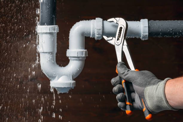 Professional Leak Detection technician working in Castalia, NC